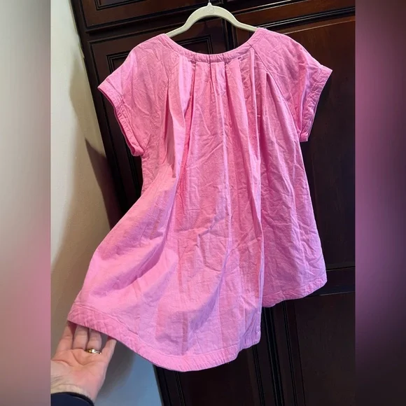 Free People Boxy Short Sleeve Tunic Top in Pink - Picture 8 of 9